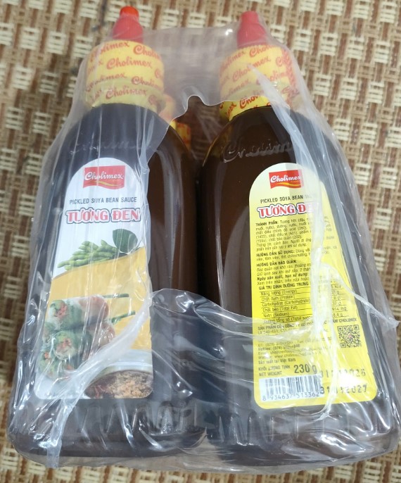 Vỉ Tương Đen Cholimex ( 6 lọ x 230g )